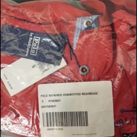 Polo Ralph Lauren Distressed Mesh Polo Shirt - Picture 3 of 5